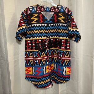 Mobtown‎ Colorful Jersey Mobile AL Fly Time Boutique Unique Size XL